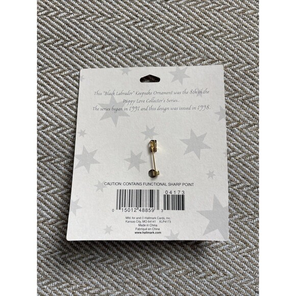 Hallmark Christmas Puppy Christmas Lapel Pin Inspired By Keepsake Ornament - Picture 2 of 2